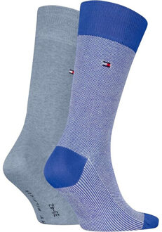 Tommy Hilfiger Effen herensokken - maat 43-47 Grijs