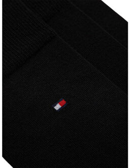 Tommy Hilfiger Effen hooggesneden herensokken (set van 6) - maat 43-47 Zwart