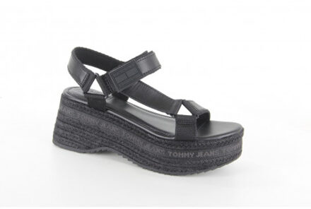 Tommy Hilfiger En0en01810-bds dames sandalen sportief Zwart - 41