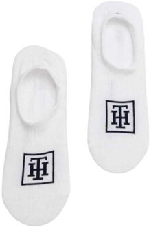 Tommy Hilfiger Enkelsokken met logo voor heren Wit - 43-47