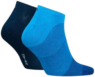 Tommy Hilfiger Enkelsokken met patroon voor heren (set van 2) Blauw - 43-47