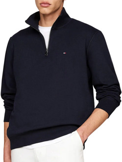 Tommy Hilfiger Essential Fleece 1/4 Zip Sweater Heren - XL
