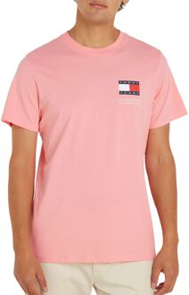 Tommy Hilfiger Essential Logo Slim Fit Shirt Heren roze - XL