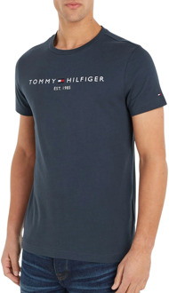 Tommy Hilfiger Essential Shirt Heren donkerblauw