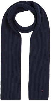 Tommy Hilfiger Essential Sjaal Navy  - Donkerblauw