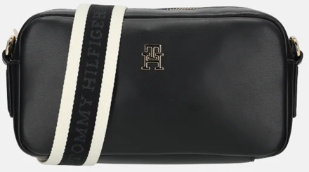 Tommy Hilfiger Essentiel crossbody tas black Zwart