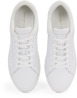 Tommy Hilfiger Essentiële Court Dames Sneaker Wit - EU 38 / UK 5