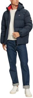 Tommy Hilfiger Essentiële Dons Puffer Jas - maat Donkerblauw