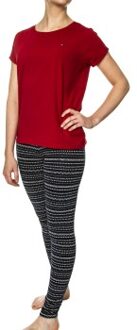 Tommy Hilfiger Fair Isle Print Leggings Set Rood,Blauw,Versch.kleure/Patroon - X-Small