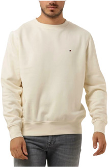 Tommy Hilfiger Flag Logo Sweater Heren beige - XXL