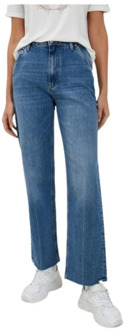 Tommy Hilfiger Flared Jeans met Hoge Taille Tommy Hilfiger , Blue , Dames - W28,W27,W25