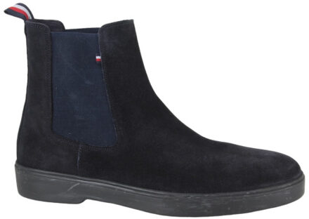 Tommy Hilfiger Fm0fm04198-dw5 heren enkellaarzen sportief Blauw - 43