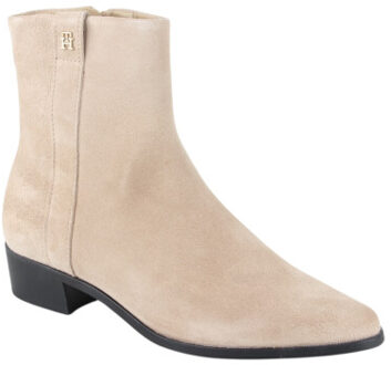 Tommy Hilfiger Fw0fw08981-acc dames enkellaarzen gekleed Beige - 40