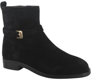 Tommy Hilfiger Fw0fw09047-bds dames enkellaarzen gekleed Zwart - 39