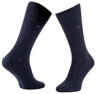 Tommy Hilfiger Garen sokken met geborduurd logo voor heren (set van 2) Blauw - 43-47