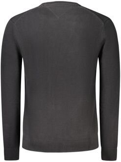 Tommy Hilfiger Gebreide Ronde Hals Trui Donkergrijs