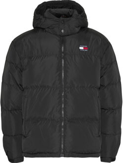 Tommy Hilfiger Gerecyclede Polyester Puffer Jas Tommy Hilfiger , Black , Heren - 2Xl,Xl,3Xl