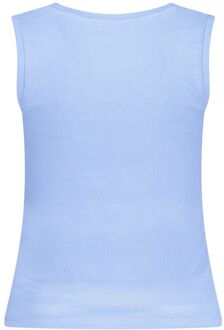 Tommy Hilfiger Geribbelde Tanktop Lichtgrijs