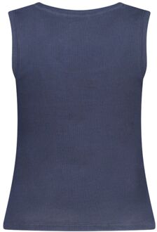 Tommy Hilfiger Geribbelde Tanktop Met Logo Paars