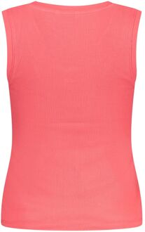 Tommy Hilfiger Geribbelde Trui Mouwloos Lichtroze