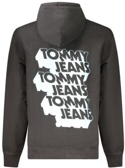 Tommy Hilfiger Grafische Logo Pullover Hoodie - maat M Grijs