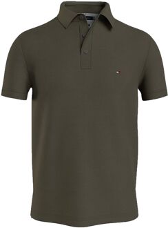 Tommy Hilfiger Groene Slim Fit Polo Shirt Tommy Hilfiger , Green , Heren - 2Xl,Xl,S