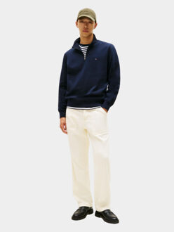 Tommy Hilfiger Half zip essential fleece 1/4 zip mw0mw37233/dw5 Blauw - L