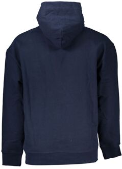 Tommy Hilfiger Handtekening Logo Hoodie Donkerblauw