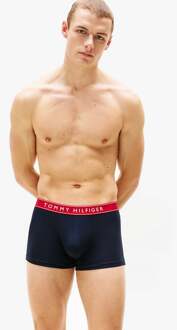 Tommy Hilfiger Heren 3-Pack Logo Tailleband Boxershorts Navy - S