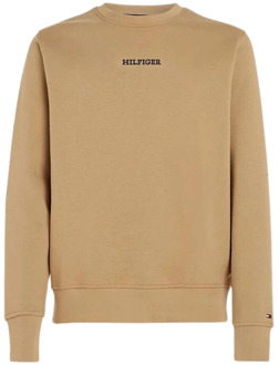 Tommy Hilfiger Heren Crewneck Sweatshirt Regular Fit Tommy Hilfiger , Blue , Heren - XL