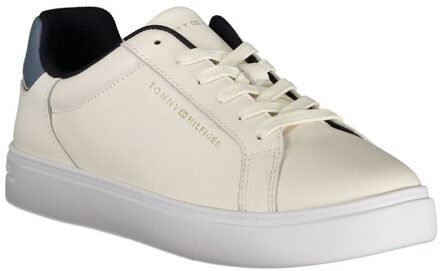 Tommy Hilfiger Heren Essentiële Sneakers Fm0fm03766 Ivoor - EU 38