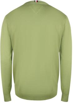 Tommy Hilfiger Heren Faded Crew Neck Sweatshirt (Olijfgroen) - L