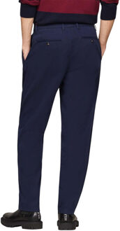 Tommy Hilfiger Heren Geborsteld Twill Tapered Chino (Blauw) - 33 Normaal