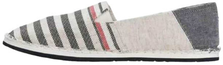 Tommy Hilfiger Heren gestreepte espadrilles Grijs - 44,5