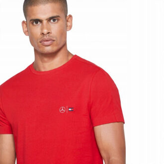 Tommy Hilfiger Heren mercedes t-shirt - maat S Rood