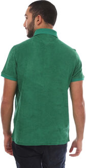 Tommy Hilfiger Heren Micro-Towelling Regular Poloshirt (Groen)