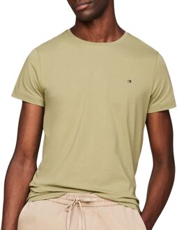 Tommy Hilfiger Heren Polo T-shirt Stretch Slim Fit Tommy Hilfiger , Green , Heren - 2Xl,Xl,L,M