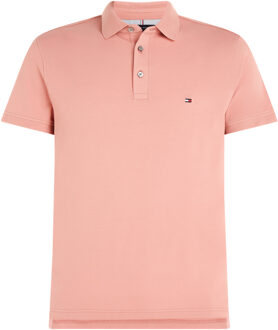 Tommy Hilfiger Heren Polo T-shirts 1985 Slim Polo Tommy Hilfiger , Pink , Heren - L,M,S