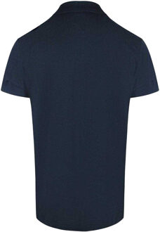 Tommy Hilfiger Heren Poloshirt met Getapete Mouwen (Marineblauw) - maat M Navy