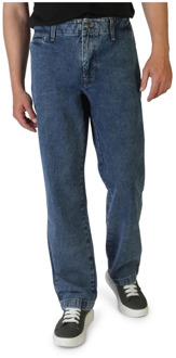 Tommy Hilfiger Heren Regular Fit Katoenen Jeans Tommy Hilfiger , Blue , Heren - W28,W27