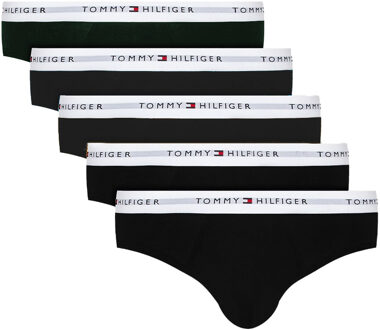 Tommy Hilfiger heren slips 5-pack zwart - L