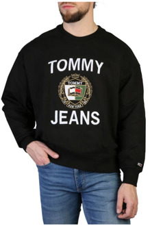 Tommy Hilfiger Heren Sweatshirt met Lange Mouwen Tommy Hilfiger , Black , Heren - M,S,Xs
