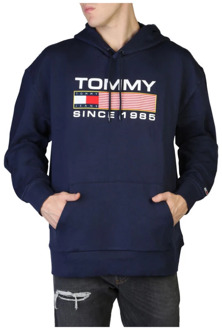 Tommy Hilfiger Heren Sweatshirt met Lange Mouwen Tommy Hilfiger , Blue , Heren - M,S