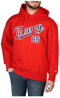 Tommy Hilfiger Heren Sweatshirt met Lange Mouwen Tommy Hilfiger , Red , Heren - Xl,L,M,S