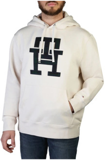 Tommy Hilfiger Heren Sweatshirt met Lange Mouwen Tommy Hilfiger , White , Heren - L,M,S