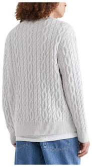 Tommy Hilfiger Heren tommy jeans sweater top Grijs - XL