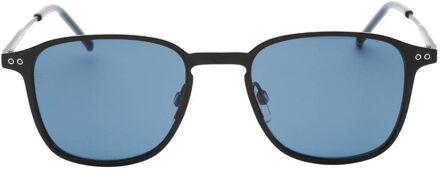 Tommy Hilfiger Heren Vierkante Zonnebril (Zwart)