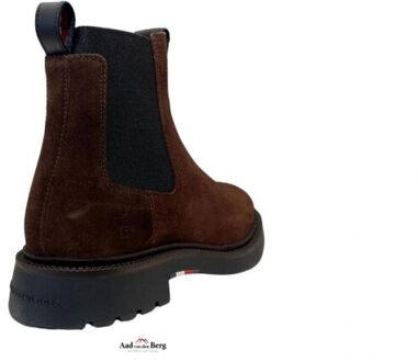 Tommy Hilfiger Herenschoenen enkellaarzen Bruin - 44