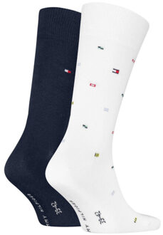 Tommy Hilfiger Herensokken met herhalingslogo Zwart - 38-42