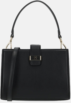 Tommy Hilfiger Heritage mini satchel handtas black Zwart